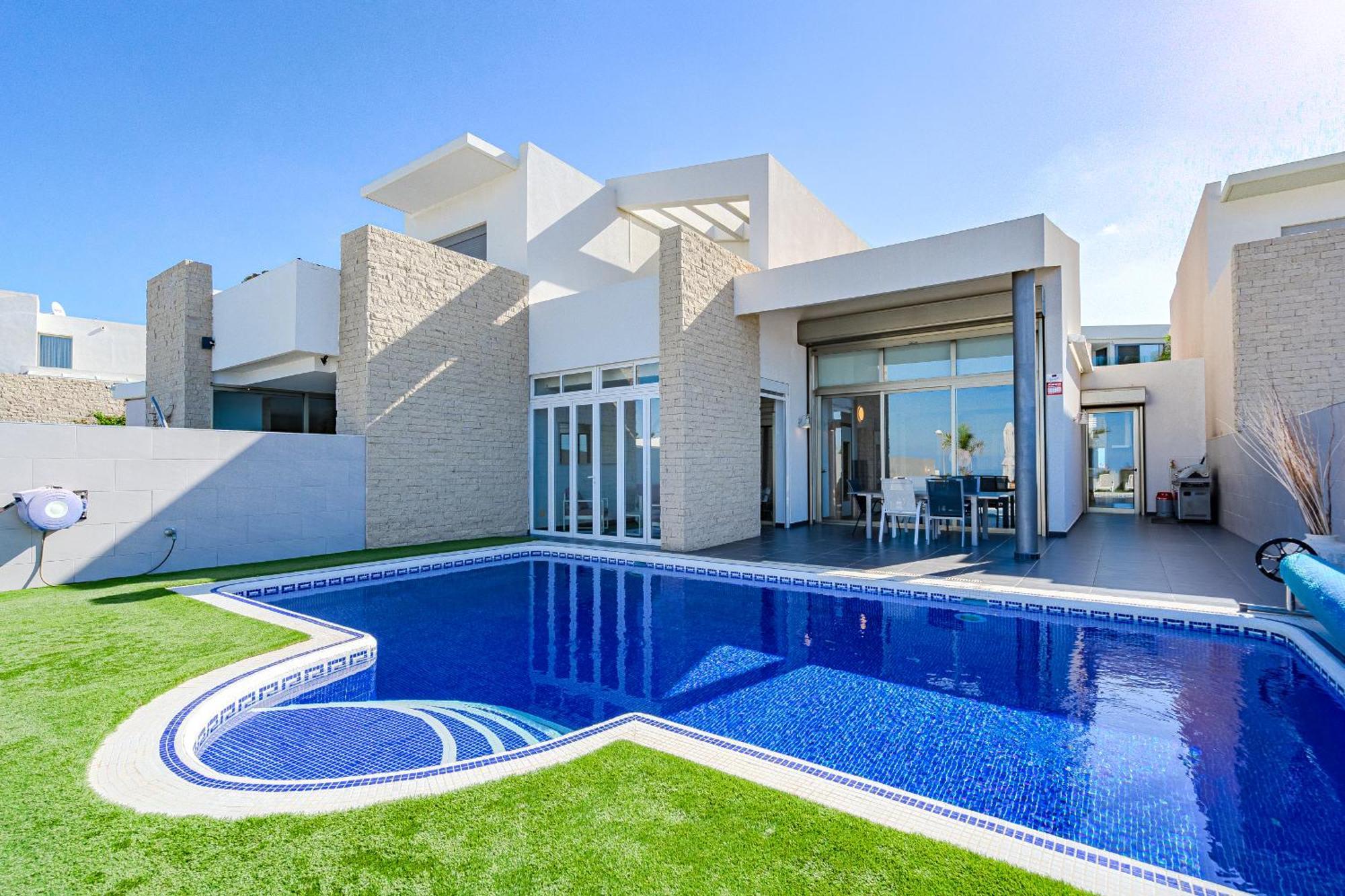 Villa Elisabetta, Luxury Villa With Heated Pool Ocean View In Adeje, Tenerife Адехе Экстерьер фото